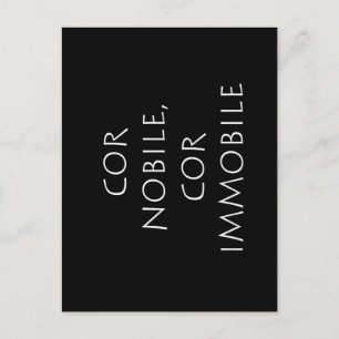 Postal Cor nobile cor immobile