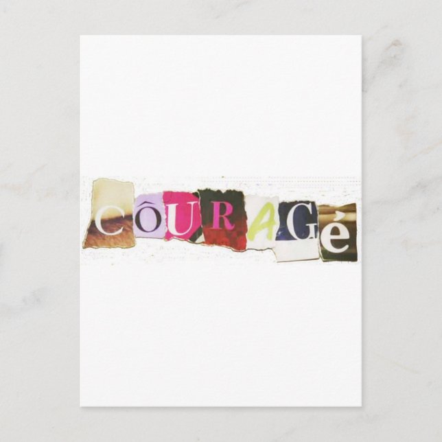Postal Coraje (Anverso)
