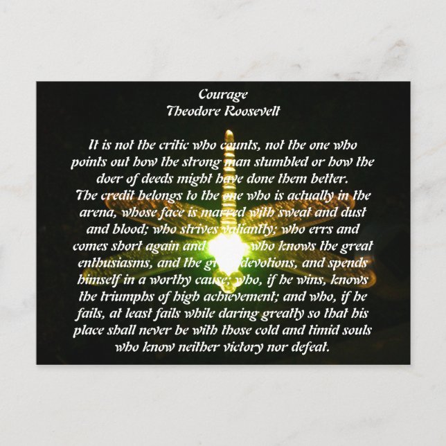 Postal Coraje (Anverso)