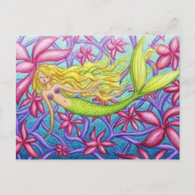 Postal Coral en Coral (Anverso)