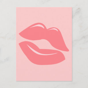 POSTAL CORAL PINK LUSCIOSO KISS LIPS SHINM LIPGLOSS BEAUT