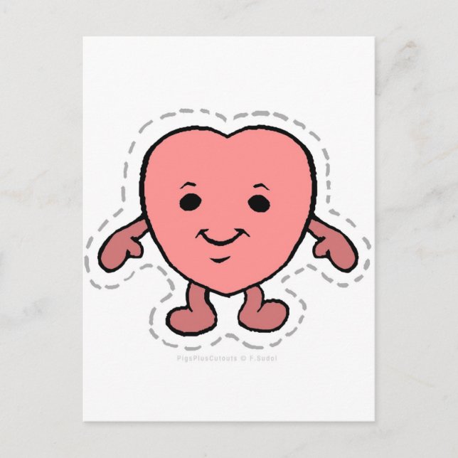POSTAL CORAZÓN (Anverso)
