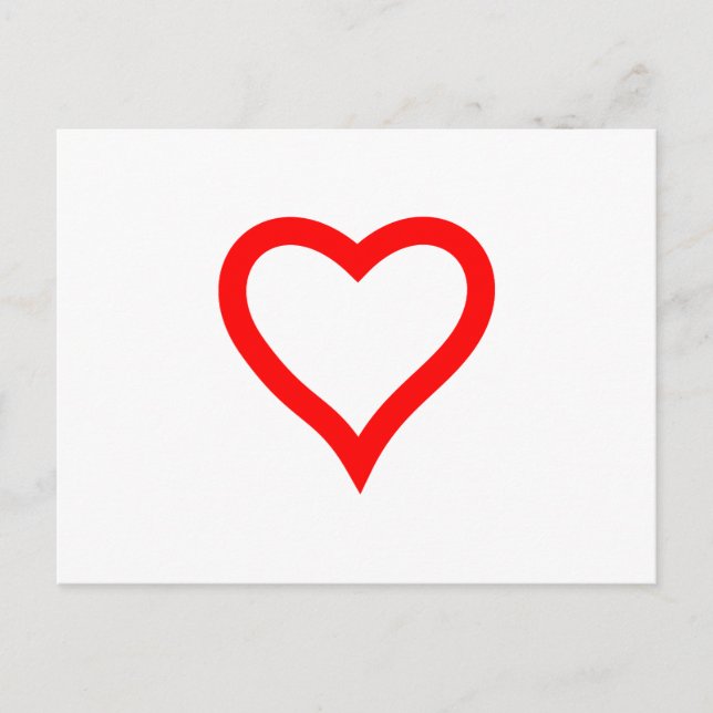 Postal Corazón (Anverso)