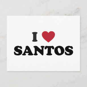Postal Corazón a Santos Brasil