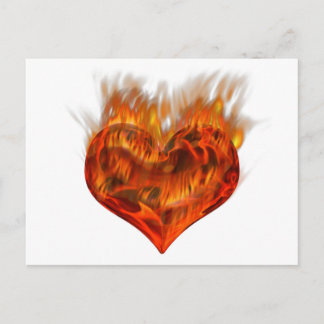 Postal Corazón ardiente!