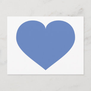 Postal Corazón azul para bebés