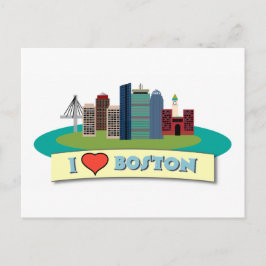 Postal Corazón Boston