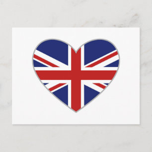 Postal Corazón británico