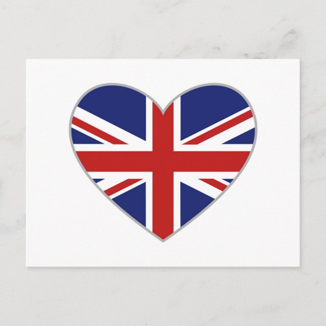 Postal Corazón británico (Anverso)