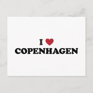 Postal Corazón Copenhague Dinamarca