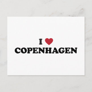 Postal Corazón Copenhague Dinamarca