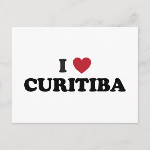 Postal Corazón Curitiba Brasil