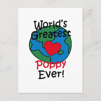Postal Corazón de Amapola Más Grande del Mundo