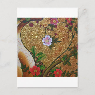 Postal Corazón de amor