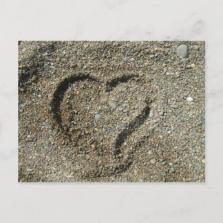 Postal Corazón de amor