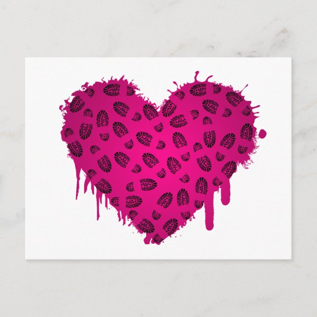 Postal corazón de arranque (Anverso)