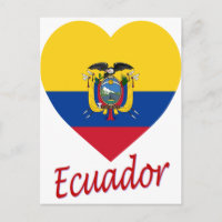 Corazón de Bandera de Ecuador