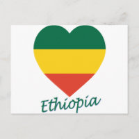 Corazón de bandera de Etiopía (civil)