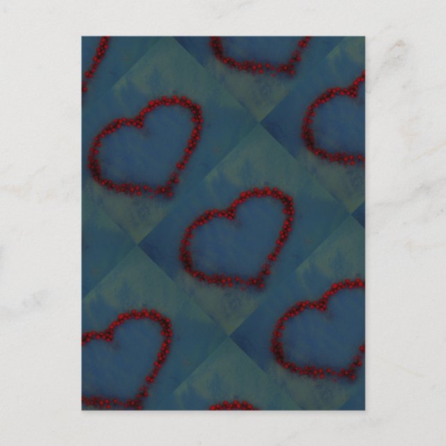 Postal Corazón de bayas (Anverso)