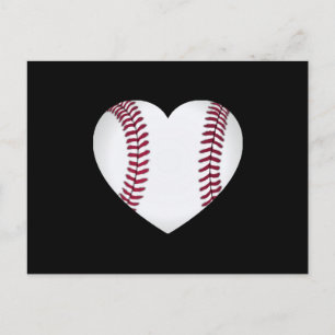 Postal Corazón de Béisbol