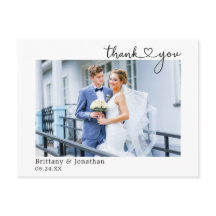 Corazón de Caligrafía Moderna Agradecimiento de Bo