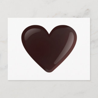 Postal Corazón de Chocolate