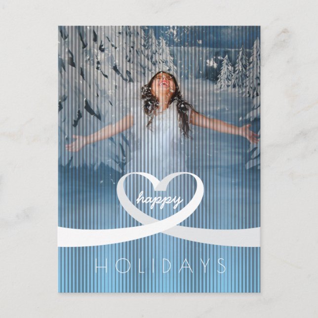 Postal Corazón de cinta (Anverso)