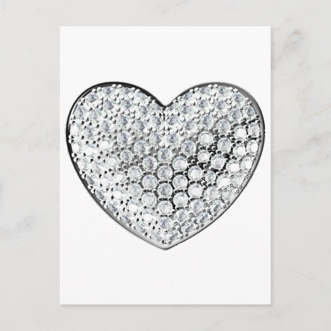 Postal Corazón de Diamante (Anverso)