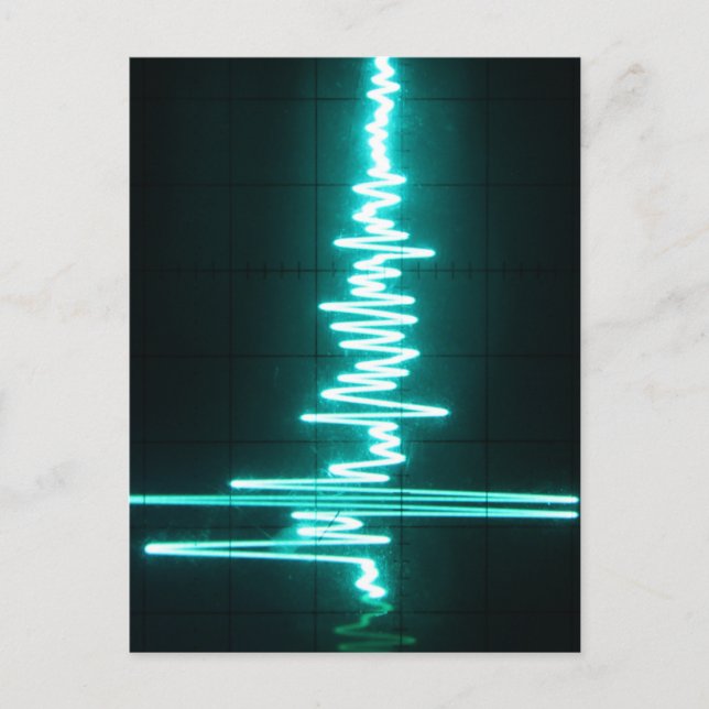 Postal Corazón de goles - EKG (Anverso)