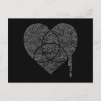 corazón de gráfico gruñón