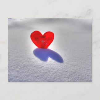Postal Corazón de hielo