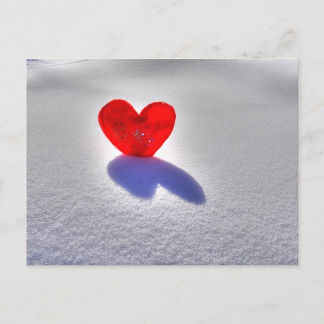 Postal Corazón de hielo (Anverso)