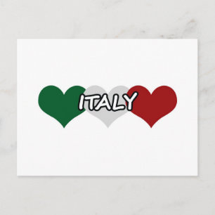 Postal Corazón de Italia
