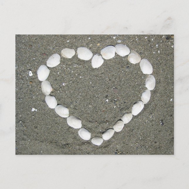 Postal Corazón de la concha (Anverso)