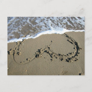 Postal Corazón de la Playa