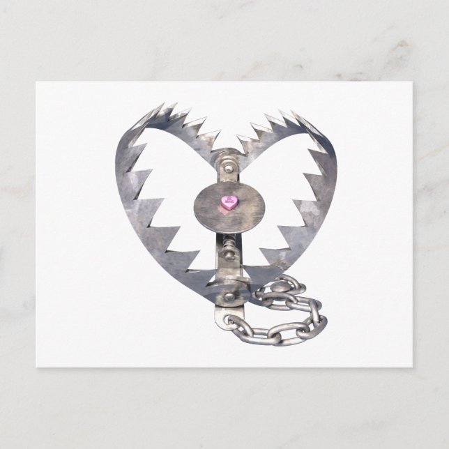 Postal Corazón de la trampa del oso (Anverso)