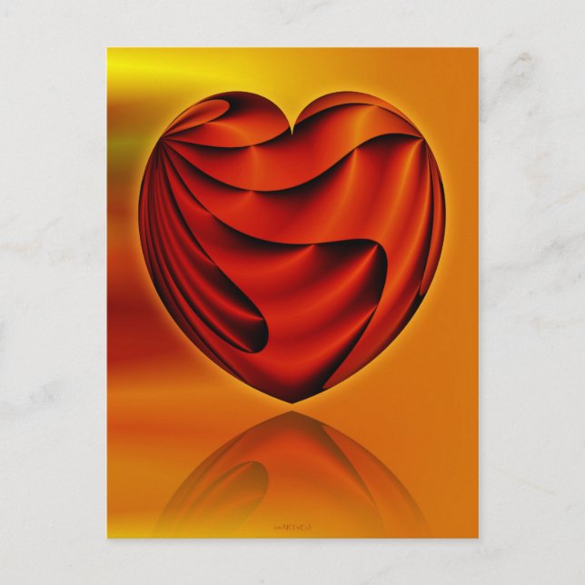 Postal Corazón de la vida (Anverso)