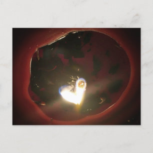 Postal Corazón de llama gemela