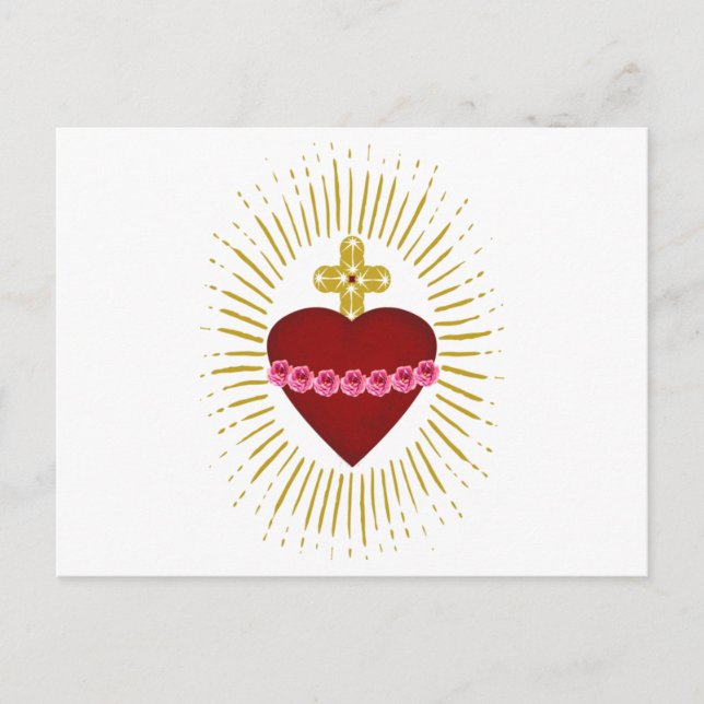Postal Corazón de María (Anverso)