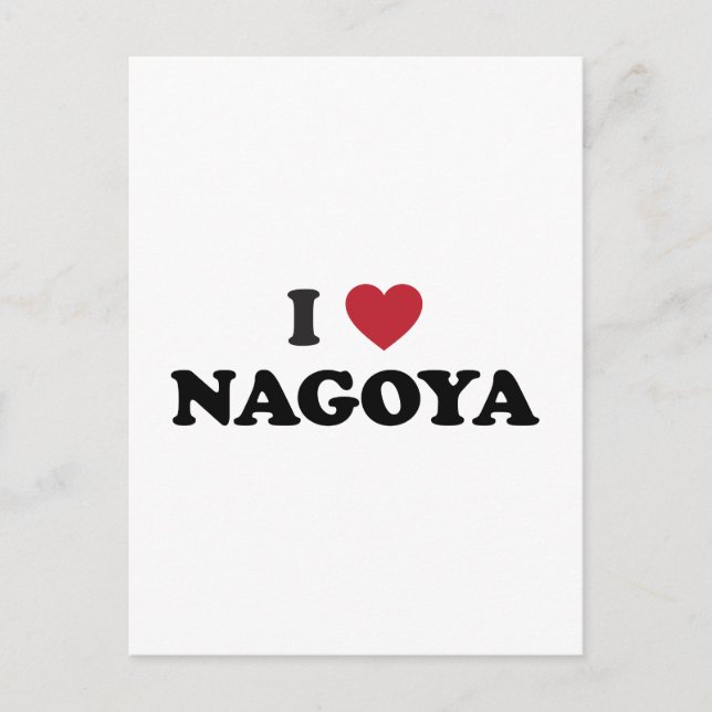 Postal Corazón de Nagoya Japón (Anverso)