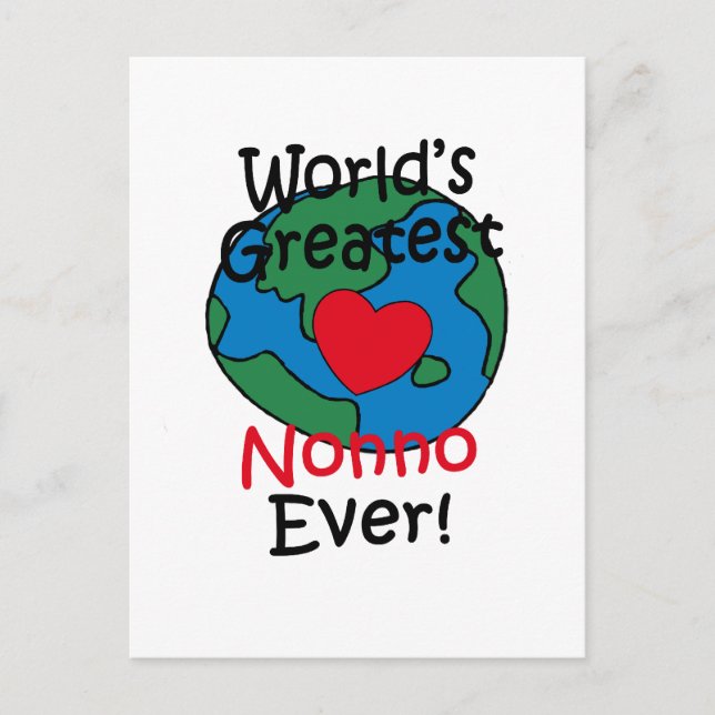 Postal Corazón de Nonno más grande del mundo (Anverso)