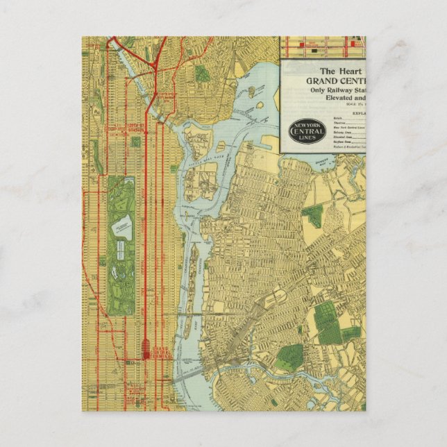 Postal Corazón de Nueva York (Anverso)