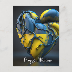 Postal Corazón de Ucrania