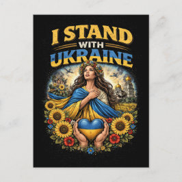 Postal Corazón de Ucrania