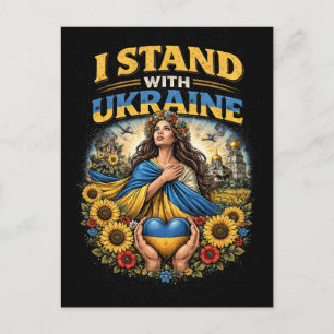 Postal Corazón de Ucrania