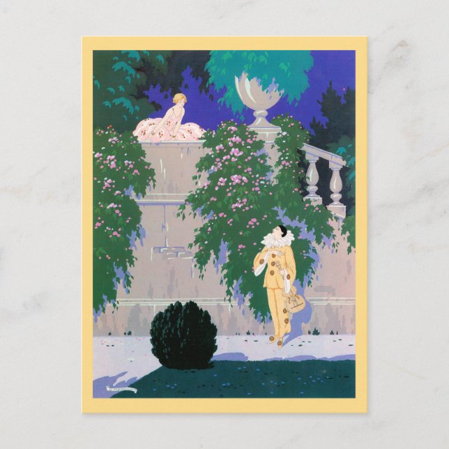 Postal Corazón de un Payaso (Anverso)