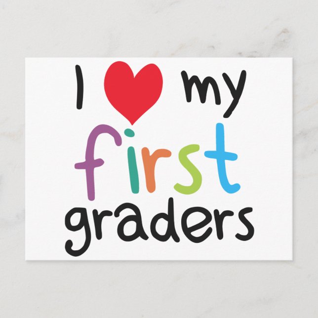 Postal Corazón del amor de mis primeros graduados (Anverso)