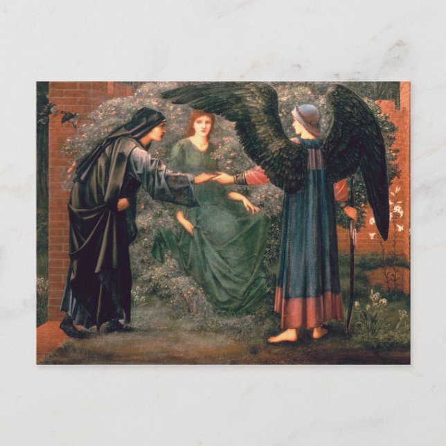 Postal Corazón del Rosa (Anverso)