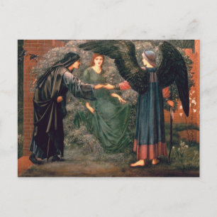 Postal Corazón del Rosa