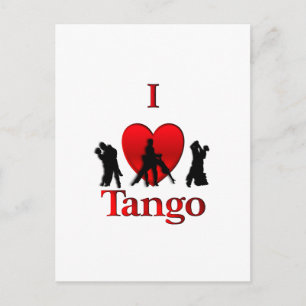 Postal Corazón del tango